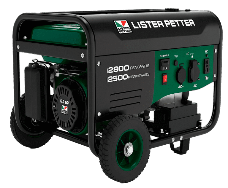 Plantas Eléctricas Portátiles a Gasolina, Motor Lister Petter