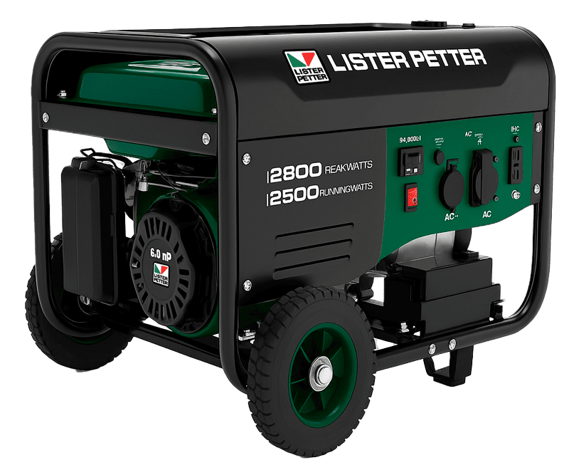 Plantas Eléctricas Portátiles a Gasolina, Motor Lister Petter