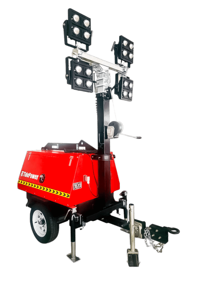 torres de Iluminación, LED, Motor Lister Petter