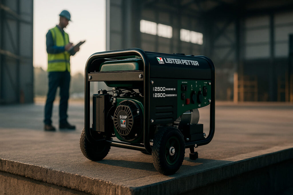Plantas eléctricas Bogotá 18 Plantas Eléctricas Portátiles a Gasolina, Motor Lister Petter