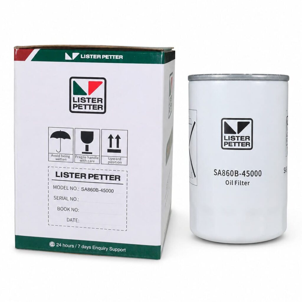 Repuestos Lister Petter 19 Filtro de aceite Lister Petter SA860B-45000 para plantas eléctricas