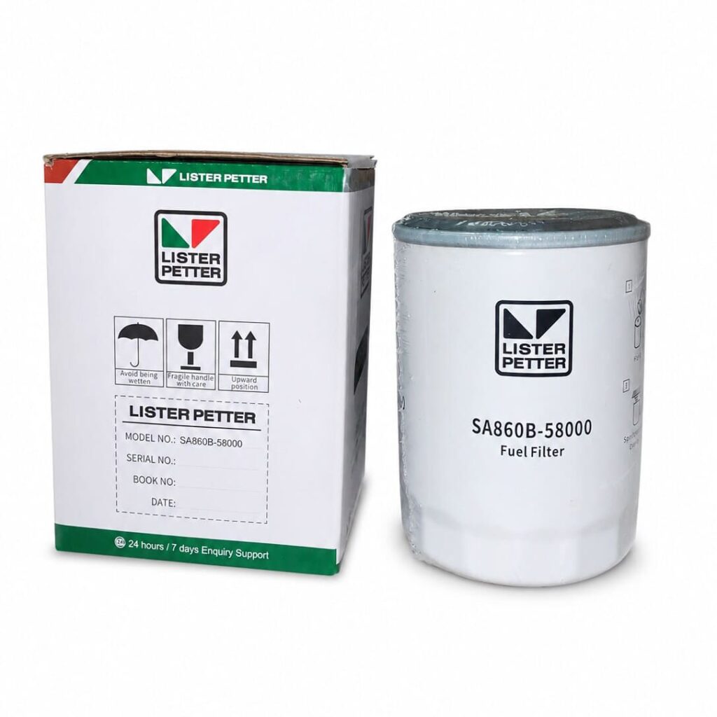 Repuestos Lister Petter 20 Filtro de combustible Lister Petter SA860B-58000 para plantas eléctricas