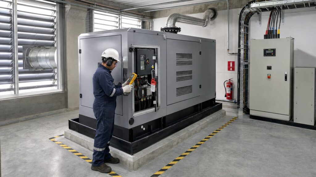 Fenómeno del Niño: mantenimiento de plantas eléctricas 1 Mantenimiento planta eléctrica en cuarto técnico industrial